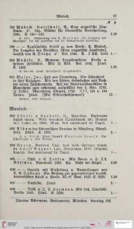Mádach (Nr. 798 - 801)