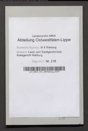 Separation der Feldmark Kühlsen