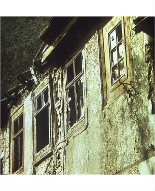 Desolates Haus in Weimar ca. 1982
