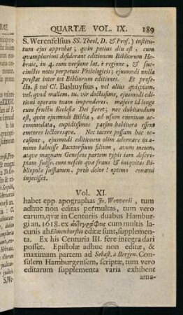 189-214, Vol. XI. - Vol XXIX.