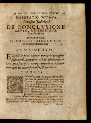 Disputatio Octava.