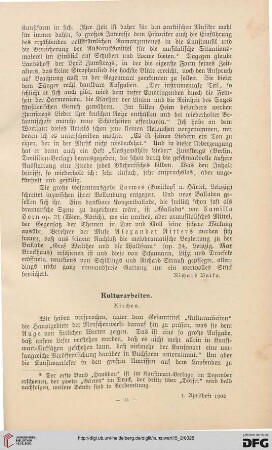 Kulturarbeiten , [15]: Kirchen