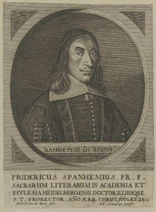 Bildnis des Fridericus Spanhemius