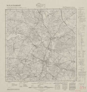 2583 Neumark i. Westpr., Topographische Karte 1:25000 (4cm - Karte)
