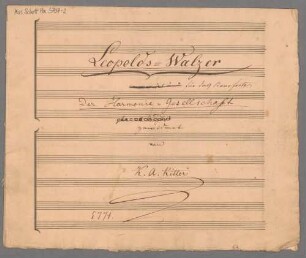Leopolds-Walzer. - BSB Mus.Schott.Ha 5707-2