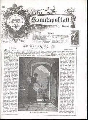 Ausgabe vom Sonntag, den 07. August 1892.