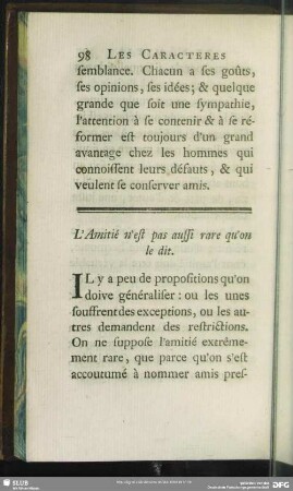 L' Amitié n`est pas aussi rare qu`on le dit