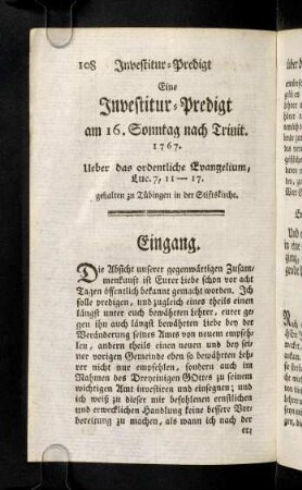 108-119, VIII. Eine Investitur-Predigt