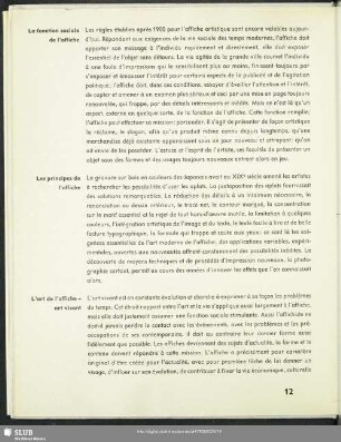 La fonction sociale de l'affiche