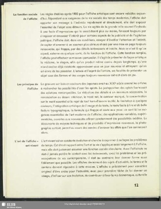 La fonction sociale de l'affiche