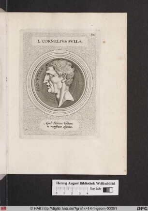 Porträt des L. Cornelius Sulla.