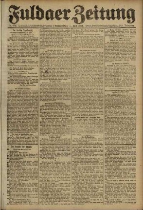 Ausgabe vom Donnerstag, den 11. Juli 1918.