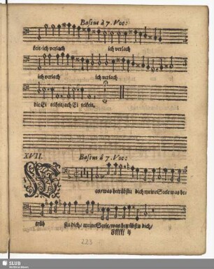 XVII. Was betrübstu dich.