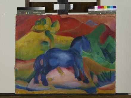 Blaues Pferdchen, Kinderbild, 1912