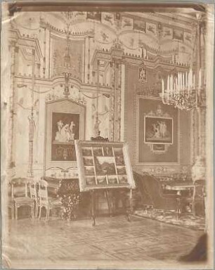 Seeberger, Gustav; München; Residenz, Königsbau, Zeichnungen - Salon der Königin Marie