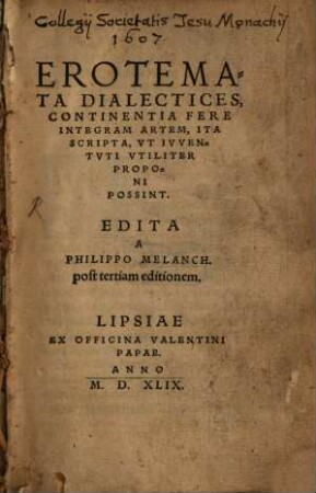 Erotemata Dialectices
