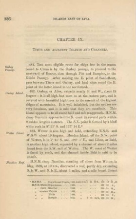 Chapter IX. Timor and adjacent islands and channels