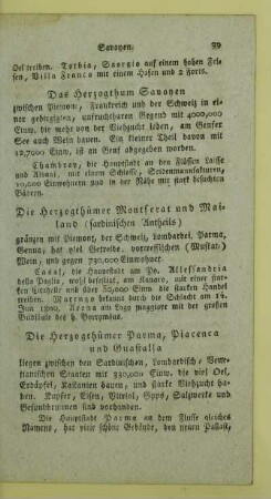 Die Herzogthümer Parma, Piacenca und Guastalla