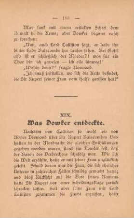 XIX. Was Dowker entdeckte