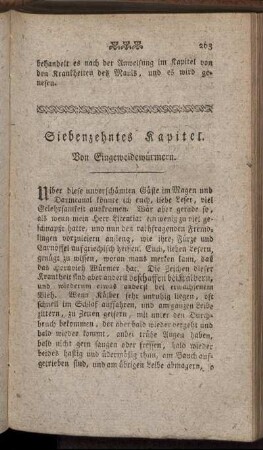 Siebenzehntes Kapitel. - Drei und zwanzigstes Kapitel.