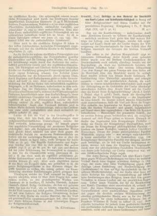 344-345 [Rezension] Arnoldt, Emil, Beiträge zu dem Material der Geschichte von Kant´s Leben und Schriftstellerthätigkeit in Bezug auf seine ‚Religionslehre‘ und seinen Konflikt mit der preußischen Regierung