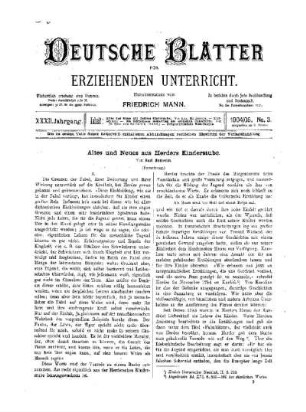 Altes und Neues aus Herders Kinderstube : (Fortsetzung)