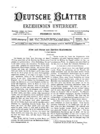 Altes und Neues aus Herders Kinderstube : (Fortsetzung)