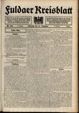Ausgabe vom Dienstag, den 16. Dezember 1913.