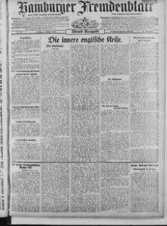 Hamburger Fremdenblatt, Abendausgabe