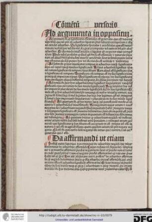 Postquam autor superius determinavit de adverbiis negandi hic consequenter determinat de adverbiis affirmandi
