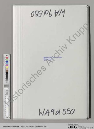 Verzeichnis der Orden von Alfred Krupp. [Abschrift der Archivalien FAH 2 B 74 und FAH 2 B 75]