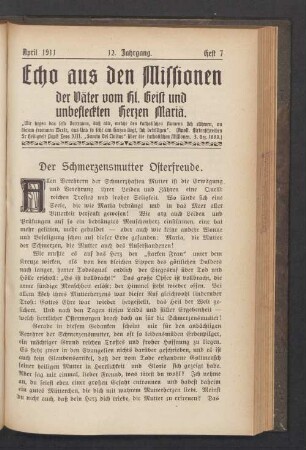 April 1911. Heft 7