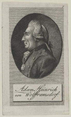 Bildnis des Adam Heinrich von Wolfframsdorff