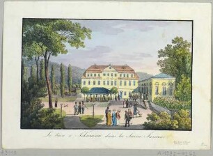 Heilanstalt und Kurbad in Schandau (Bad Schandau) in der Sächsischen Schweiz