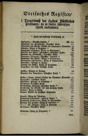 Dreifaches Register/...