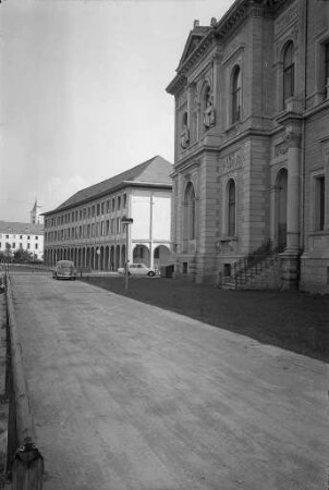 Vorbereitungen für den zweiten Bauabschnitt zur Renovierung der Staatlichen Kunsthalle Karlsruhe