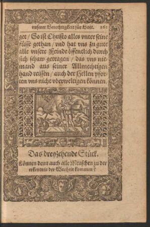 Ds dreyzehende Stück. Können denn auch alle Menschen zu der erkentnis der Warheit kommen.