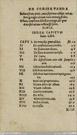 INDEX CAPITUM huius Libri.