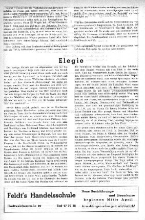 Elegie
