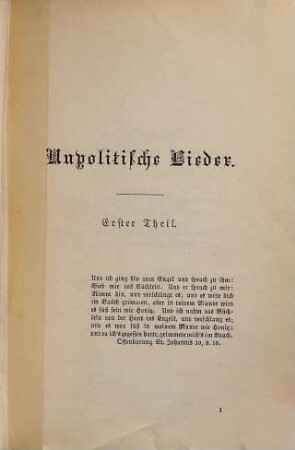 Hoffmann's von Fallersleben Gesammelte Werke, 4. Zeitgedichte