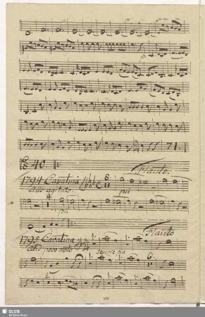 1795. Cavatina: Calma l'affanno / Martín y Soler, V.