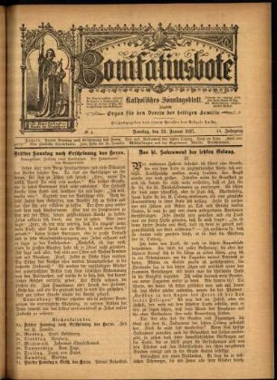 Ausgabe vom Sonntag, den 24. Januar 1897.