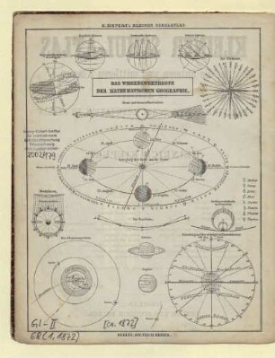 Das wissenswertheste der mathematischen Geographie