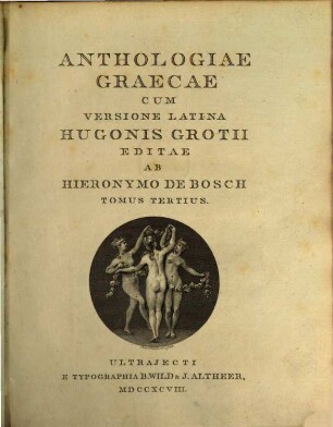 Anthologia graeca, 3