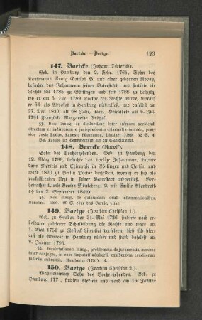 150. Baetge (Joachim Christian 2).
