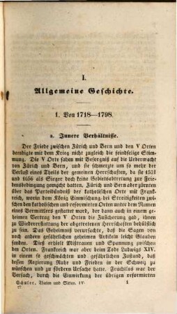 Die Thaten und Sitten der Eidgenossen : ein Handbuch der Schweizergeschichte, 4,1. Die Geschichte des letzten Jahrhunderts der alten Eidgenossenschaft ; 1: Geschichte des 18ten Jahrhunderts von Tokenburgerkrieg bis zur Revolution