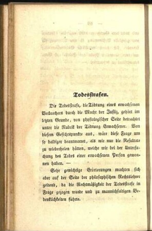Todesstrafen.