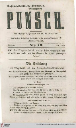 Nro. 19 (1. Mai 1849)