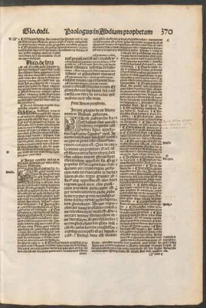 Incipit prologus beati Hieronymi in Abdiam prophetam.