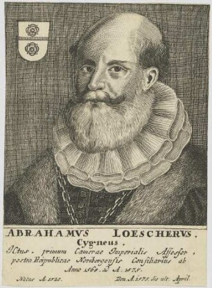 Bildnis des Abrahamvs Loeschervs